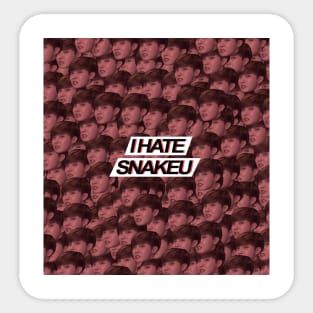 JHOPE "I HATE SNAKEU" Sticker